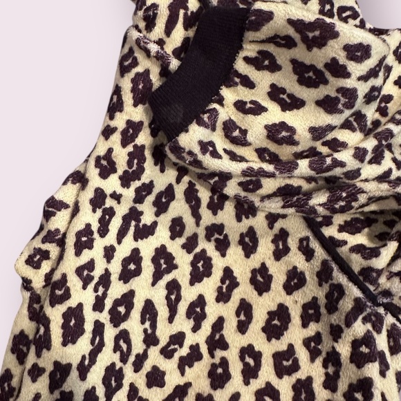 Vintage Carter's Leopard Print Baby One Piece Light Neon Yellow Sz Large 18-23lb - Picture 12 of 13